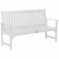 Highwood Usa Highwood® Lehigh 5' Outdoor Bench, White AD-BENW1-WHE